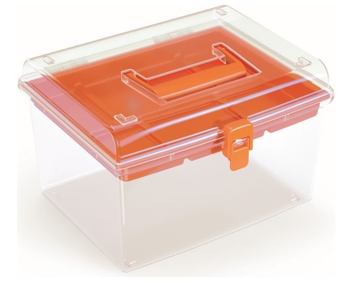 Organizér GEORG 24,5 x 21,4 x 15,8 cm oranžový
