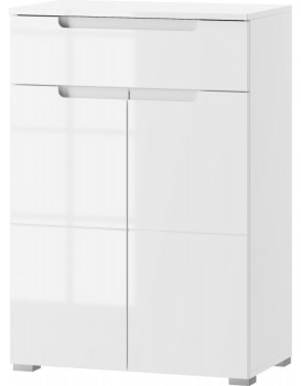 Komoda s šuplíkem Selene 19 101 cm bílá lesk/mat