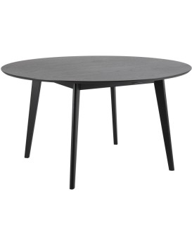 Kulatý jídelní stůl 140 cm Roxby černý