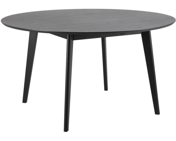 Kulatý jídelní stůl 140 cm Roxby černý