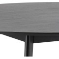 Kulatý jídelní stůl 140 cm Roxby černý
