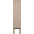 Vitrína A-Line 145 cm bělený dub