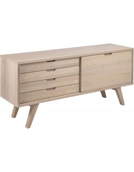 Komoda A-Line 160 cm bělený dub