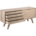 Komoda A-Line 160 cm bělený dub