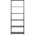 Regál Newcastle 185 cm černý