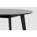 Kulatý jídelní stůl 105 cm Roxby černý