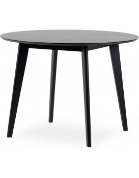 Kulatý jídelní stůl 105 cm Roxby černý