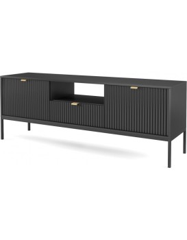 Televizní stolek Nova 154 cm černý/černý rám