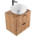 Set skříňky a desky pod umyvadlo Casad 60 cm dub wotan