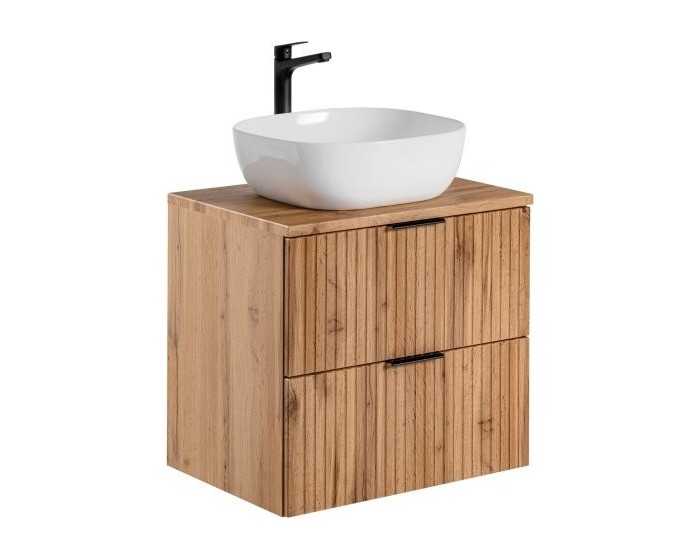 Set skříňky a desky pod umyvadlo Casad 60 cm dub wotan