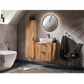 Set skříňky a desky pod umyvadlo Casad 60 cm dub wotan