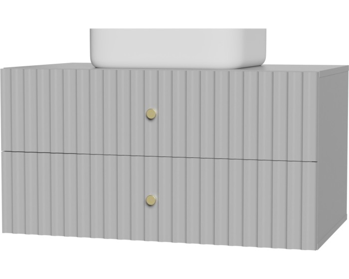 Skříňka pod umyvadlo Lore 80 cm šedá