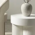 Odkládací stolek Salerno 45 cm bílý