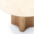 Konferenční stolek Alesund 90 cm travertin/dub přírodní