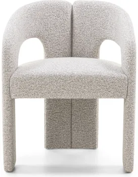 Designové křeslo Castelo šedo-béžové