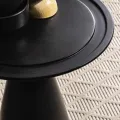 Odkládací stolek Gavi 47 cm beton/černý