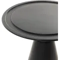 Odkládací stolek Gavi 47 cm beton/černý