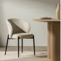 Jídelní židle Avery světle béžová