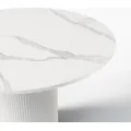 Jídelní stůl MALAGA 110 cm bílý mramor