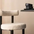 Jídelní židle PEDRO ecru/černá