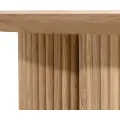 Kruhový konferenční stolek Vesby 100 cm dub přírodní/jasan