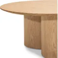 Kulatý konferenční stolek Torino 100 cm dub přírodní