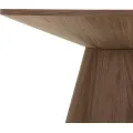 Kulatý odkládací stolek Ange 60 cm ořech