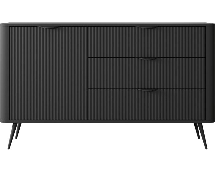 Komoda Lante 138 cm černá