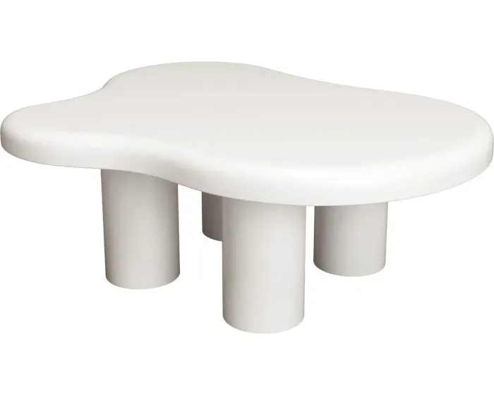Konferenční stolek Vercelli, 100 cm bílý