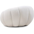 Designové relaxační křeslo KUGI 131 cm boucle bílé