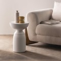 Odkládací stolek Colette 34 cm beton/bílý