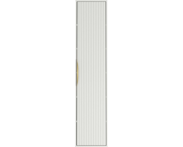 Závěsná koupelnová skříňka Avila 38 cm bílá/zlatá