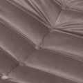 Designové sametové křeslo Fugi hnědo-šedé