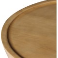 Konferenční stolek Arvika 70 cm mangové dřevo dub pískový