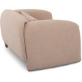 Designové křeslo Miti boucle světle béžové