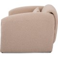 Designové křeslo Miti boucle světle béžové