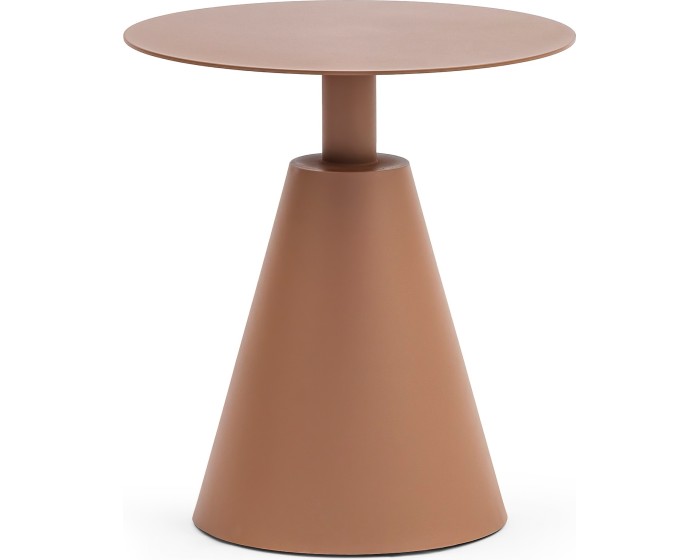 Kulatý zahradní stůl Piretto 50 cm červený