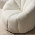 Designové křeslo Caballo světle béžové