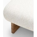 Designové křeslo Silia z masivu jasan/béžové