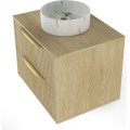 Závěsná skříňka pod umyvadlo Avila s deskou 60 cm dub Cremona Torro