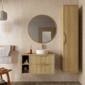 Závěsná skříňka pod umyvadlo Avila s deskou 60 cm dub Cremona Torro