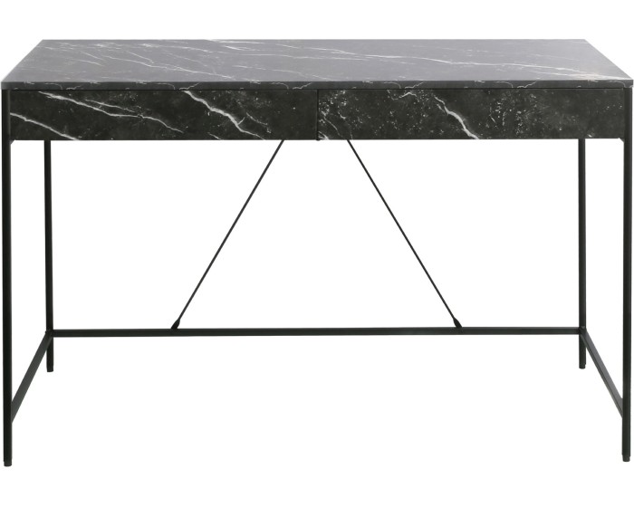 Psací stůl CARINI 120 cm černý mramor