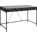 Psací stůl CARINI 120 cm černý mramor