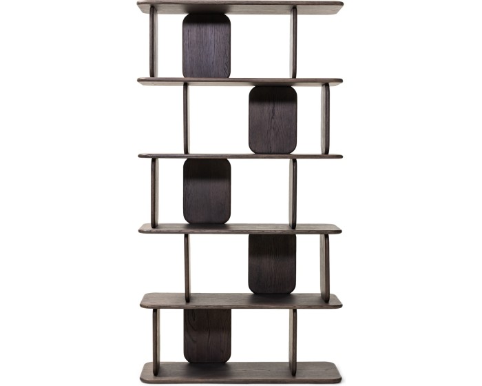 Regál Fonticelle 100 cm z masivu espresso