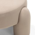 Designové křeslo Vasto samet/béžové