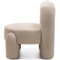 Designové křeslo Vasto samet/béžové