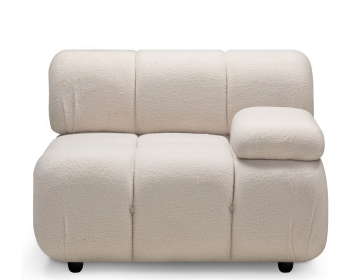 Modul pohovky Fluf Big boucle pravý světle béžový