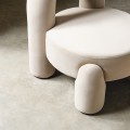 Designové křeslo Vasto samet/béžové