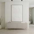 TV stolek Averla 160 cm šedo-béžový