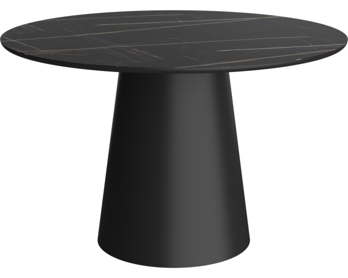 Jídelní stůl STELLA 120 cm černý mramor